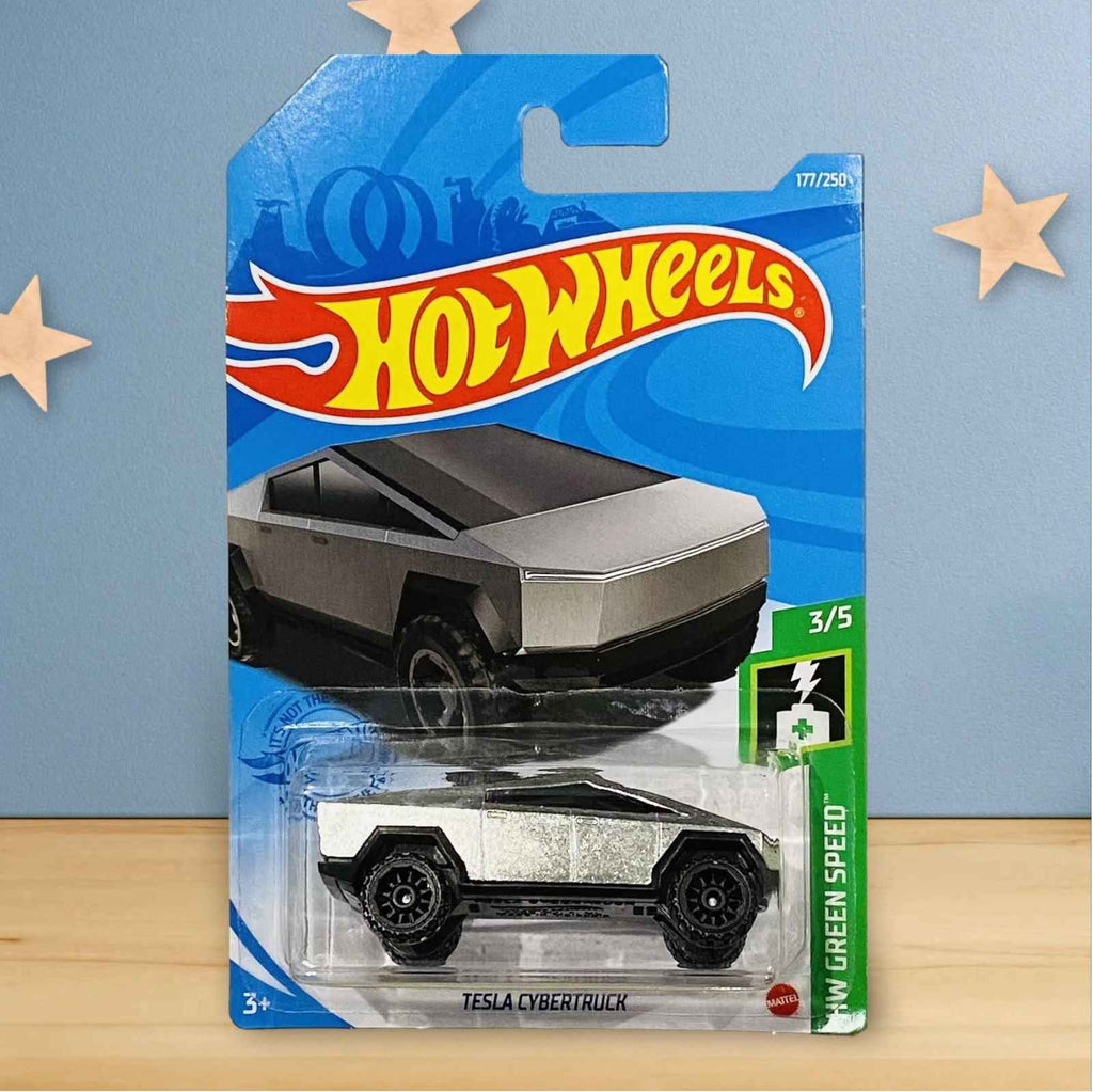 Hot Wheels Tesla Cybertruck - Green Speed Series 3/5 -