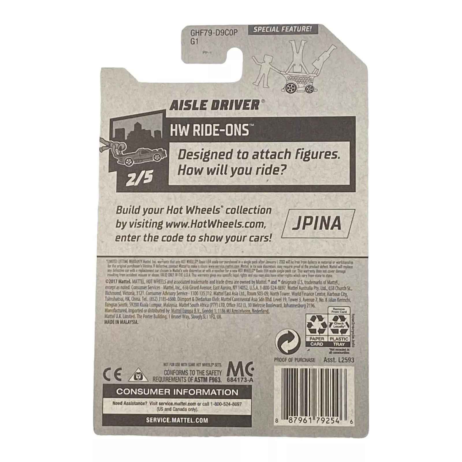 Hot Wheels Aisle Driver - Ride-Ons Series 2/5