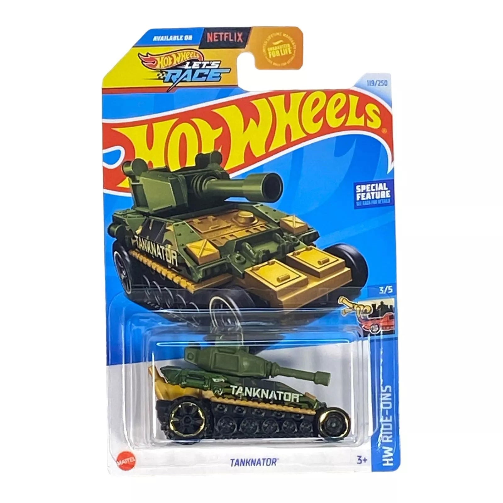 Hot Wheels Tankator - Ride-On Series 3/5 - Collectors World Toys