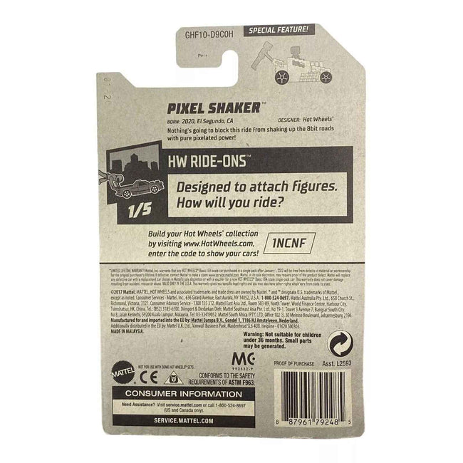Hot Wheels Pixel Shaker - Ride-Ons Series 1/5 Main Image