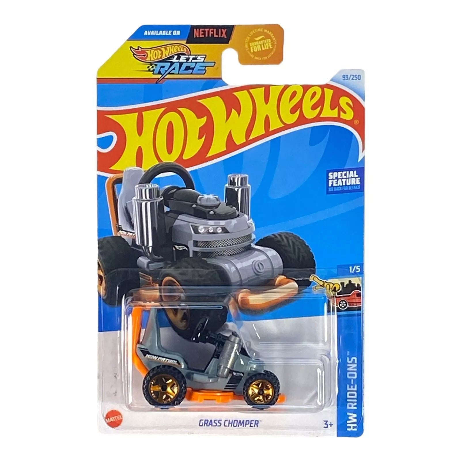 Hot Wheels Grass Chomper - Ride-Ons Series 1/5 - Collectors World Toys