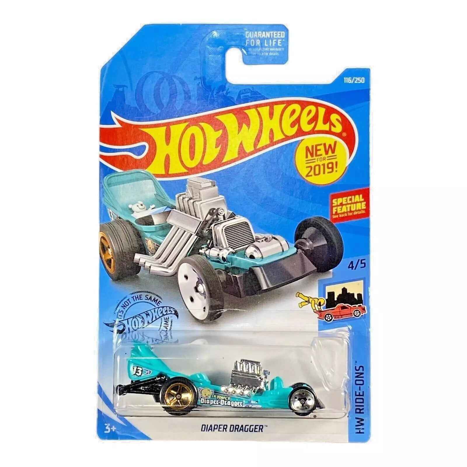 Hot Wheels Diaper Dragger - Ride-Ons Series 4/5 Main image