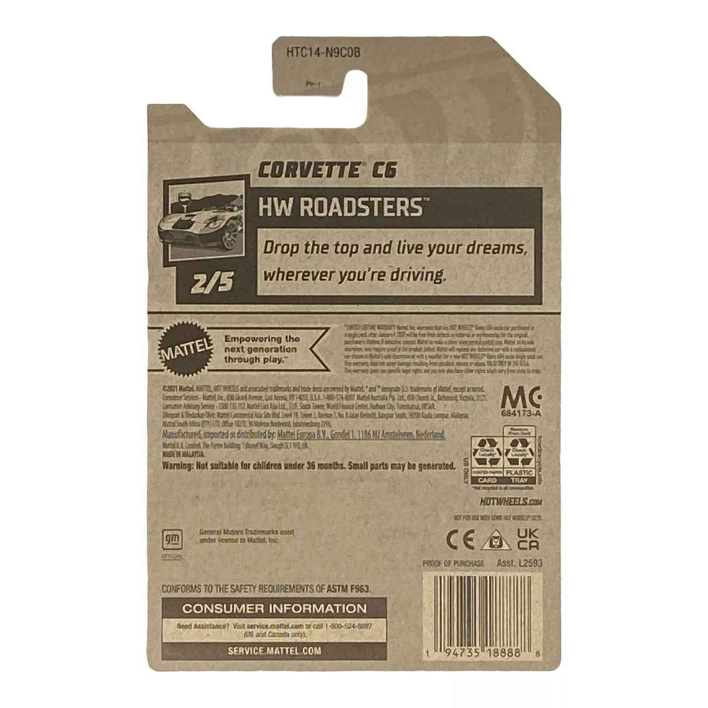 Hot Wheels Corvette C6 - Roadsters Series 2/5 -