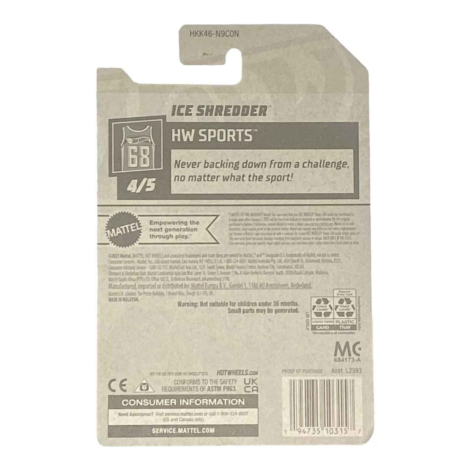 Hot Wheels Ice Shredder - HW Sports Series 4/5 -