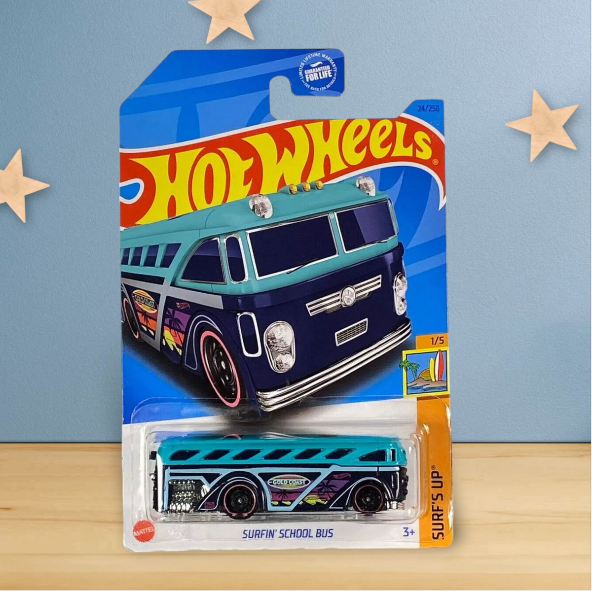 Hot Wheels Surfin' School Bus - Surf's Up Series 1/5