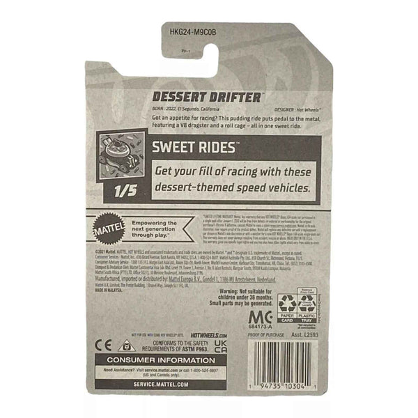 Hot Wheels Dessert Drifter | Sweet Rides Series 1/5