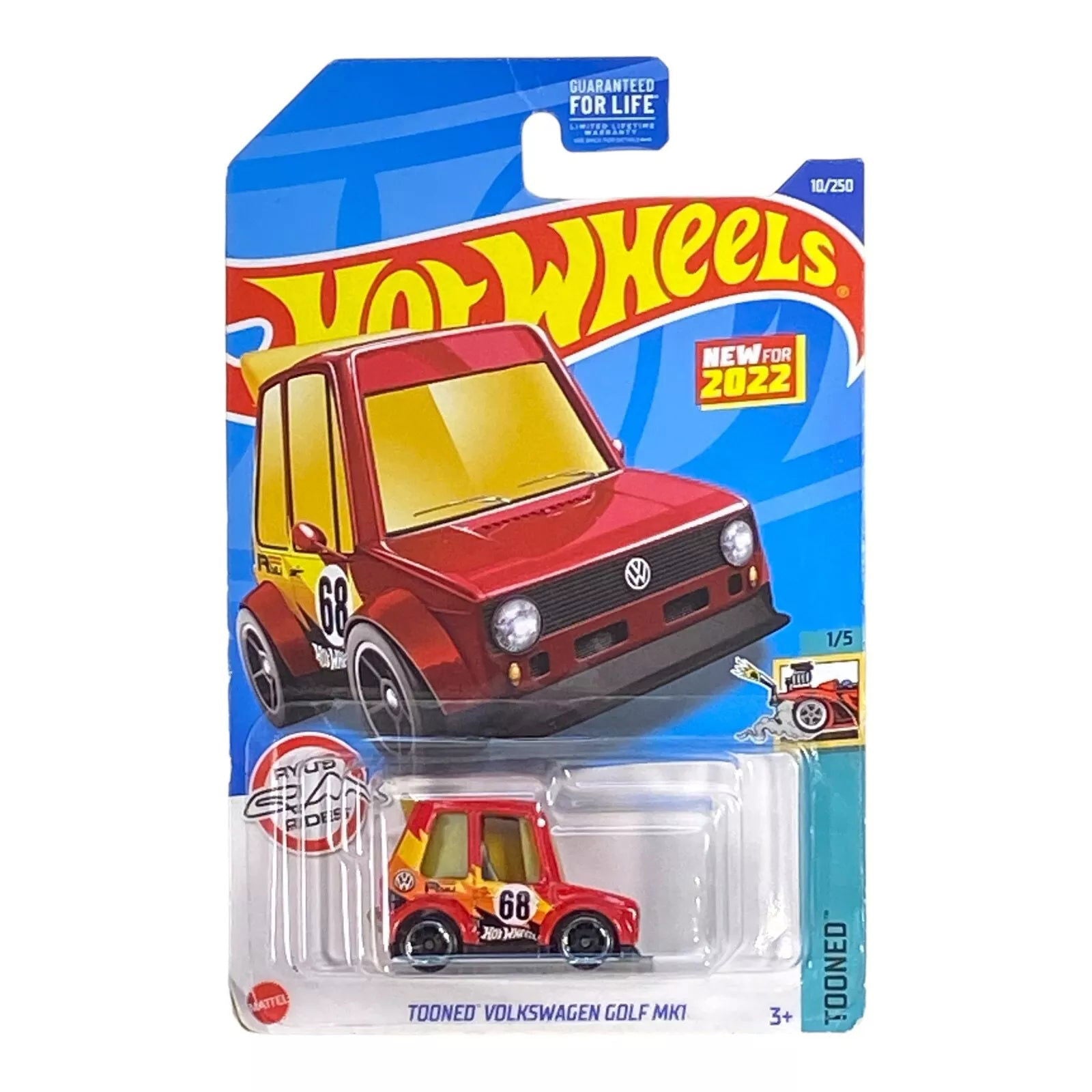 Hot Wheels Tooned Volkswagen Golf MK1 - Tooned Series 1/5 - Collectors World Toys