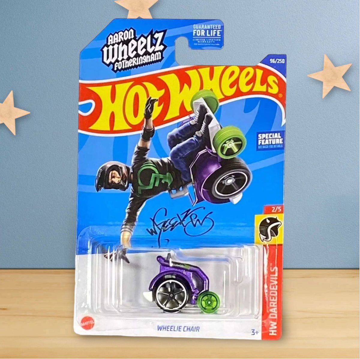 Hot Wheels Wheelie Chair - Aaron Wheelz Fotheringham - Daredevils Series 2/5 - Collectors World Toys