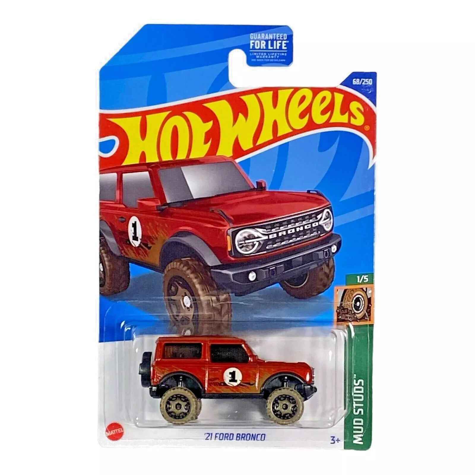 Hot Wheels '21 Ford Bronco - Mud Studs Series 1/5 Main image