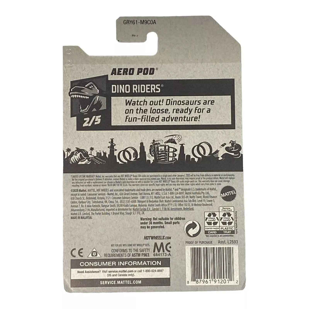 Hot Wheels Aero Pod - HW Dino Riders Series 2/5 -