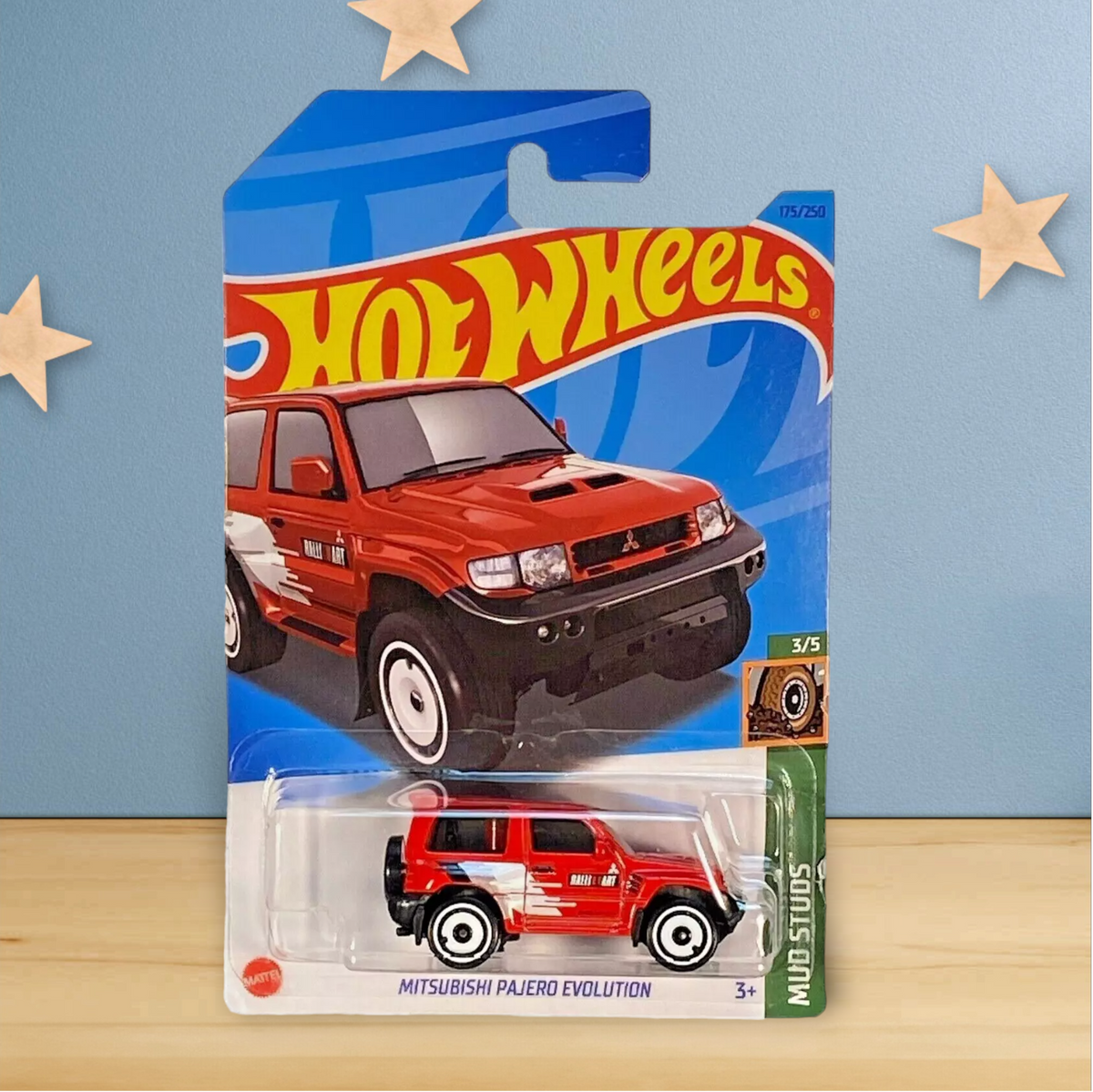 Hot Wheels Mitsubishi Pajero Evolution - Mud Studs Series 3/5 - Collectors World Toys