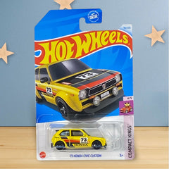 Hot Wheels '73 Honda Civic Custom - Compact Kings Series 4/5 - Collectors World Toys