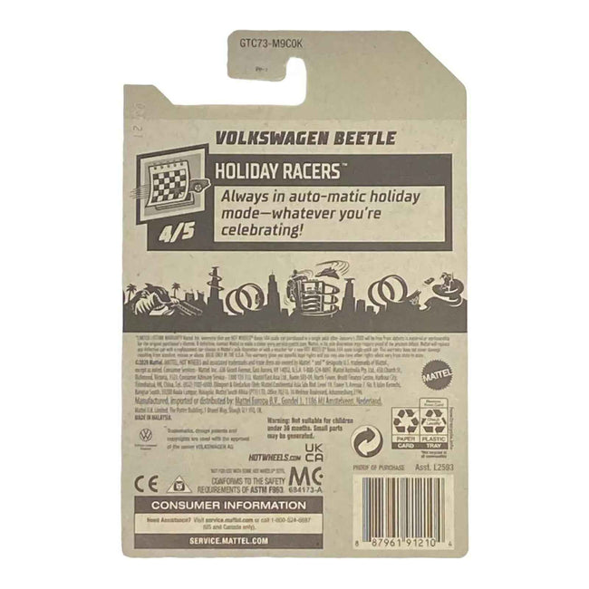 Hot Wheels Volkswagen Beetle - Holiday Racers Series 4/5 - Valentines Day 2021 Main Image