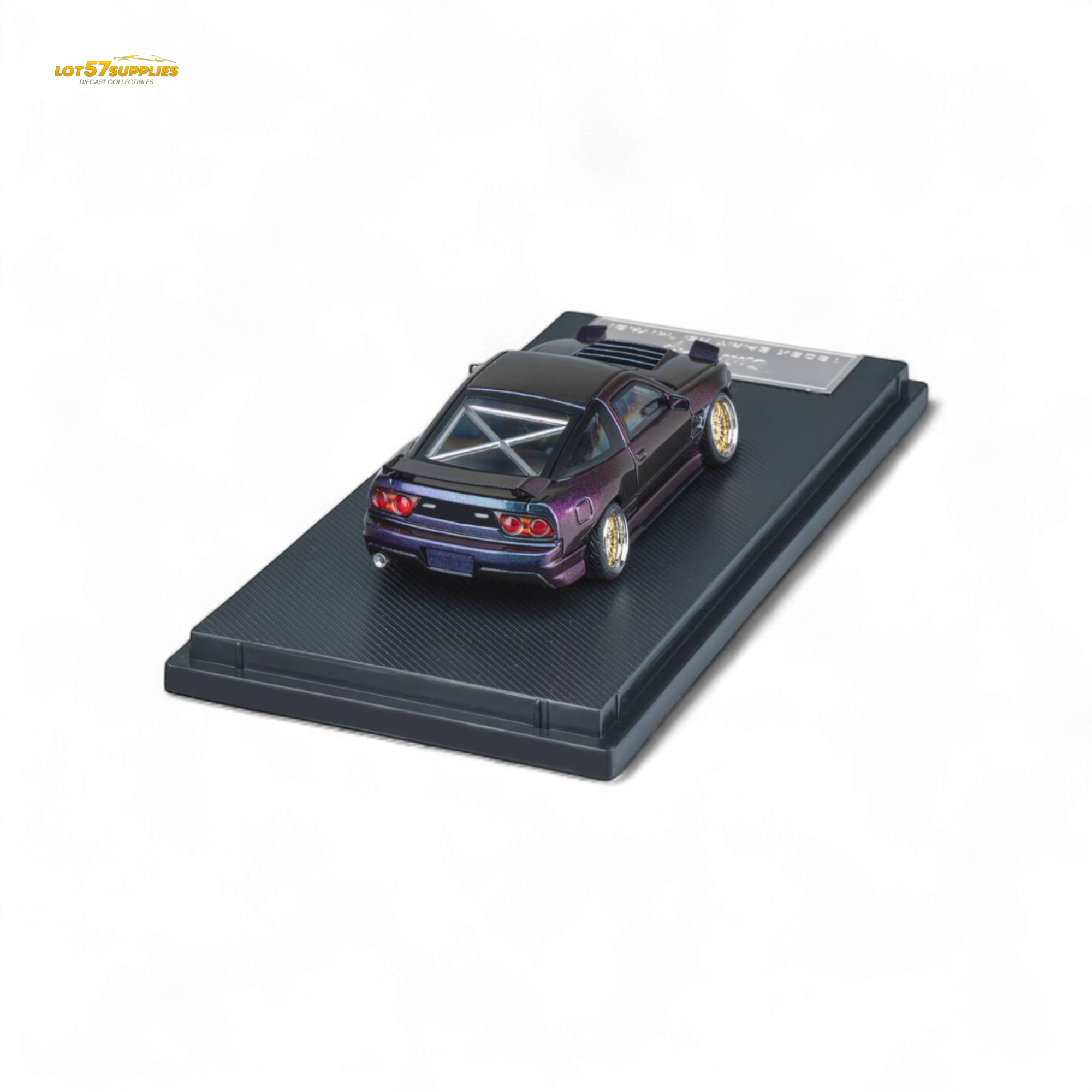 MicroTurbo Custom 180SX Spirit Rei - Purple Chameleon GMHS 2025 Special Edition 1:64