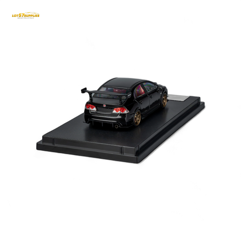 (Pre-Order) Microturbo Custom FD2 J'S Racing - Metallic Black 1:64