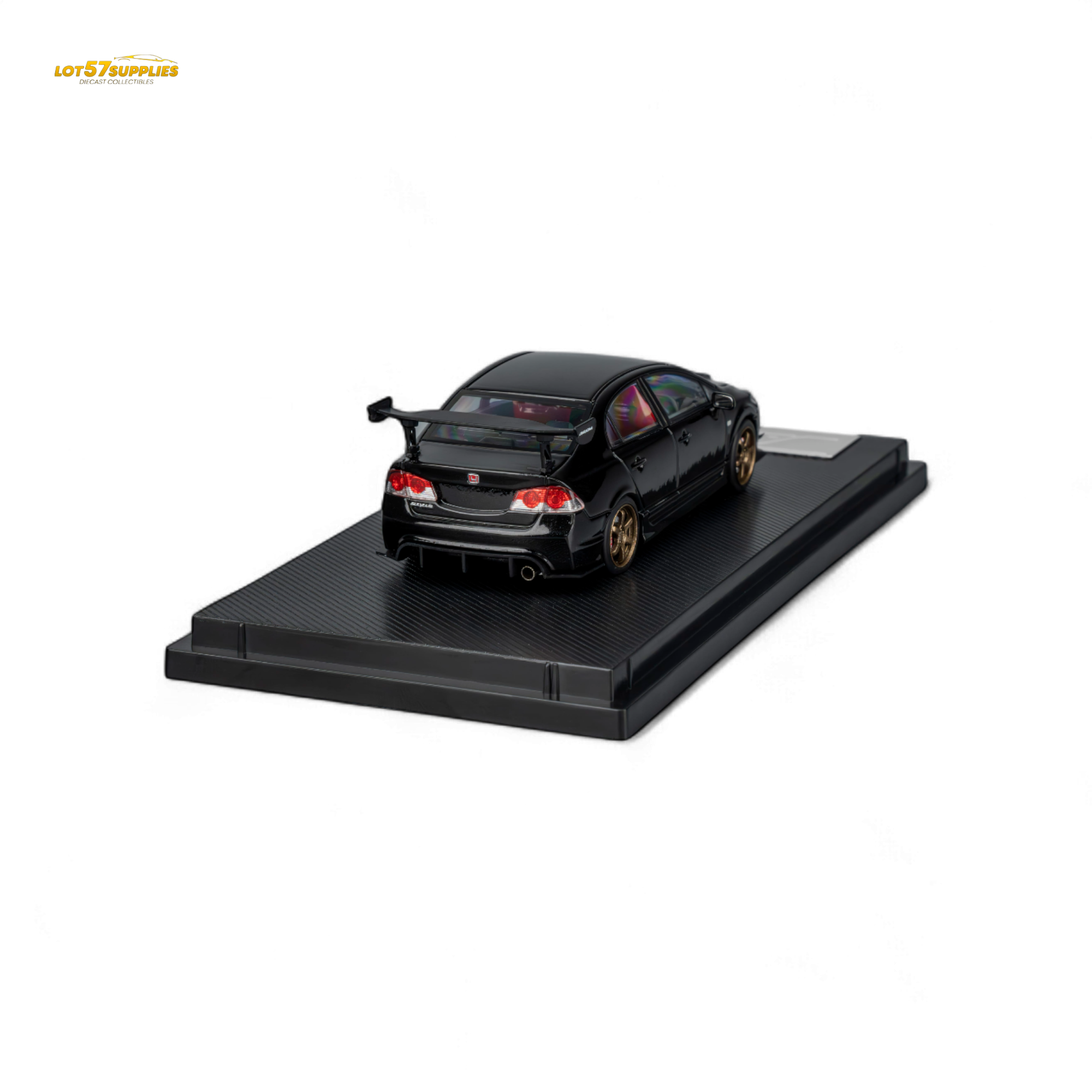(Pre-Order) Microturbo Custom FD2 J'S Racing - Metallic Black 1:64
