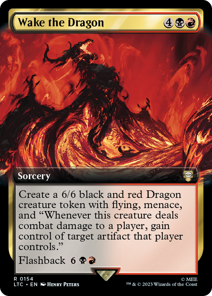 Wake the Dragon (LTC-154) - Tales of Middle-earth Commander: (Extended Art)