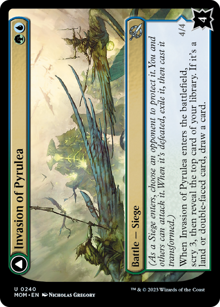 Invasion of Pyrulea // Gargantuan Slabhorn (MOM-240) - March of the Machine