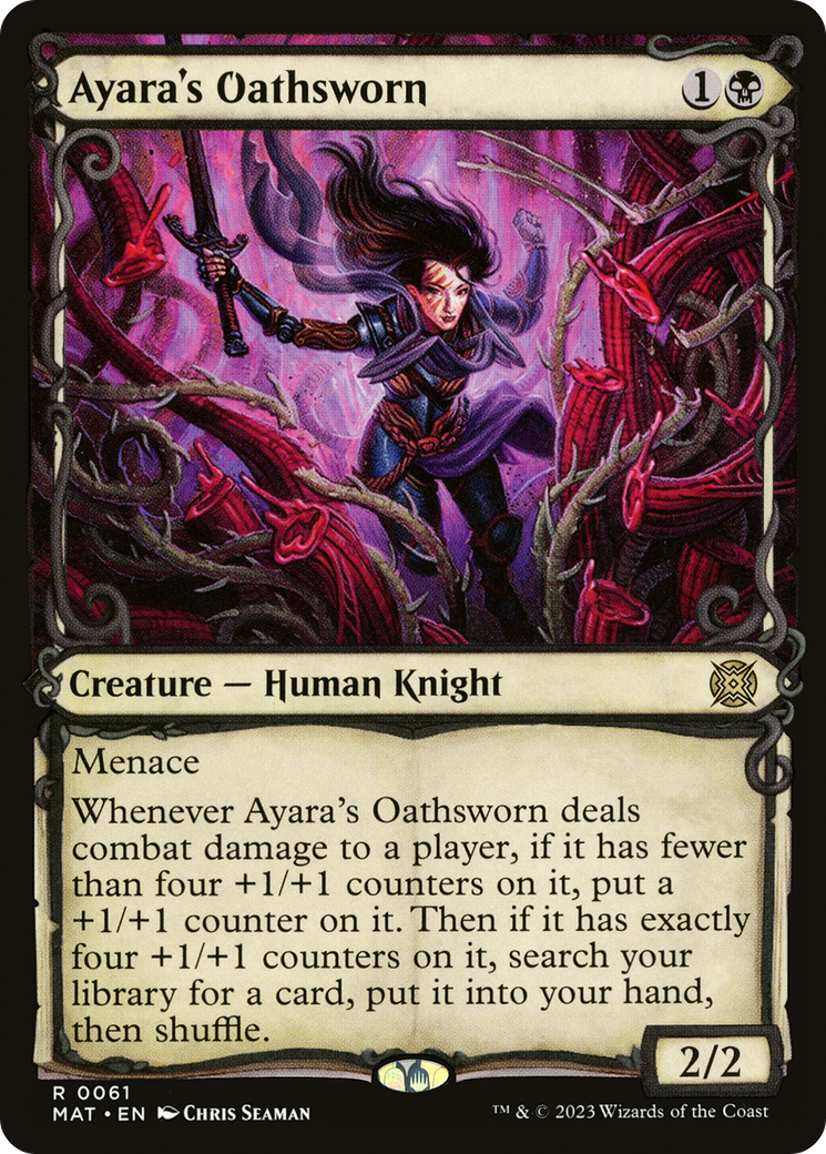 Ayara's Oathsworn (MAT-061) - March of the Machine: The Aftermath: (Showcase)