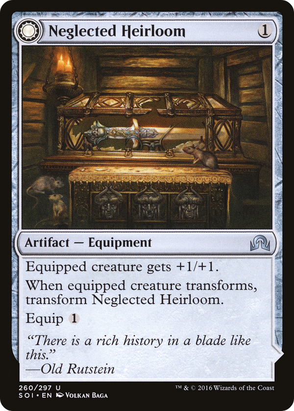 Neglected Heirloom // Ashmouth Blade (SOI-260) - Shadows over Innistrad: (Double Faced Transform)