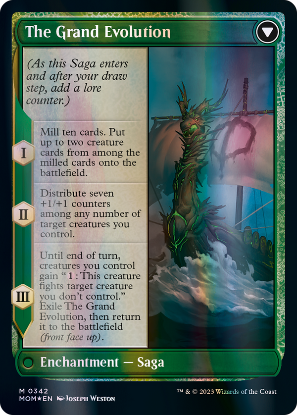 Vorinclex // The Grand Evolution (MOM-342) - March of the Machine (Borderless) Foil