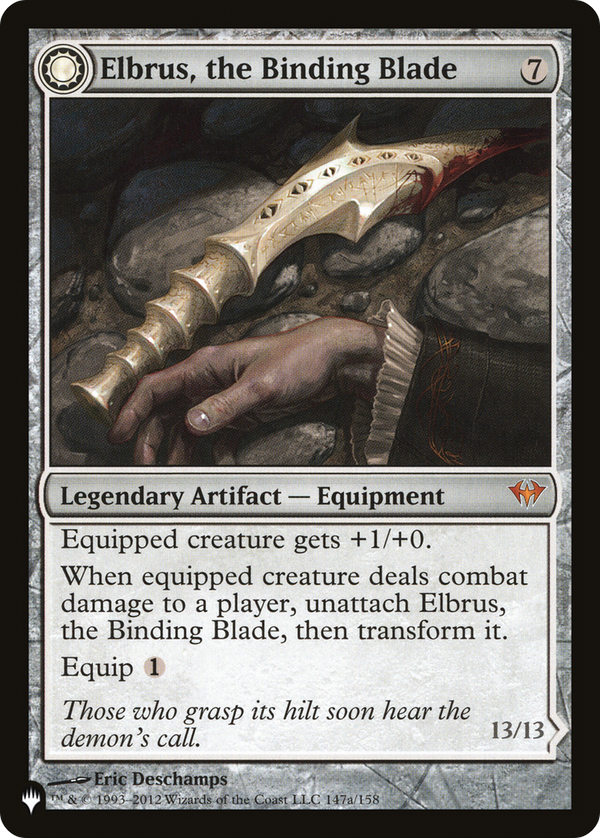 Elbrus, the Binding Blade // Withengar Unbound (LIST-DKA-147) - The List: (Double Faced Transform)