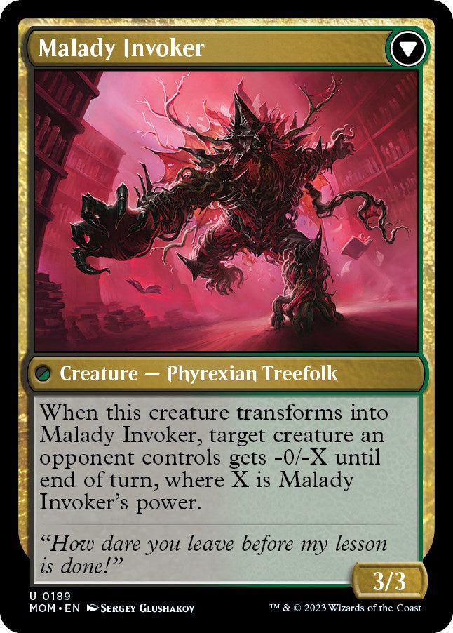 Herbology Instructor // Malady Invoker (MOM-189) - March of the Machine
