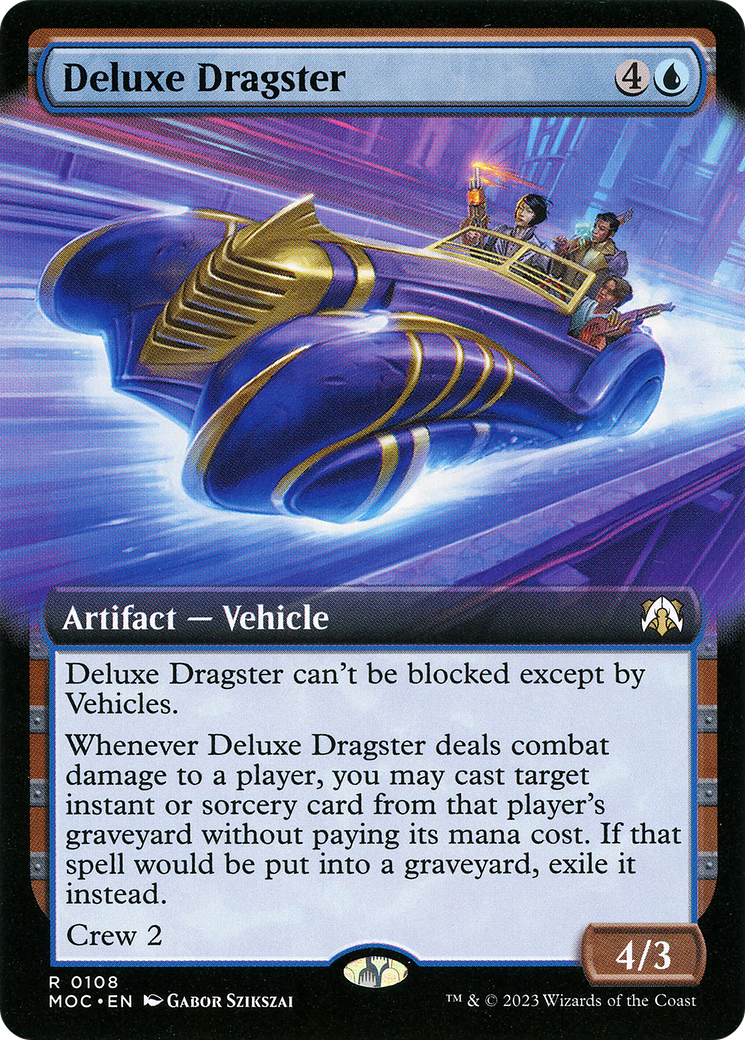 Deluxe Dragster (MOC-108) - March of the Machine Commander: (Extended Art)