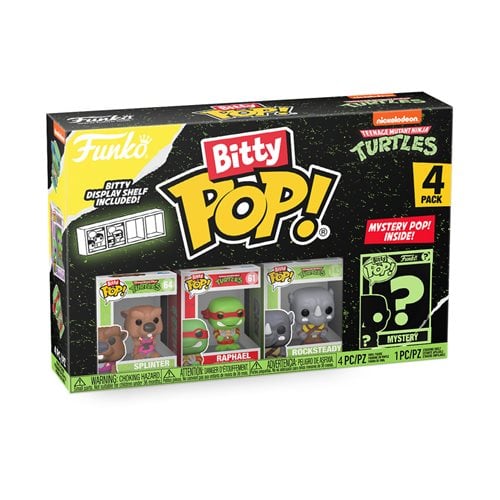 Funko Bitty Pop! Teenage Mutant Ninja Turtles Comics Mini-Figure 4-Pack - Select Set(s)