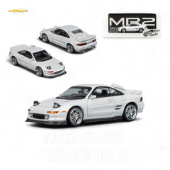 (Pre-Order) Microturbo Toyota MR-2 SW20 Revision 4 V2 – White 1:64 - Collectors World Toys