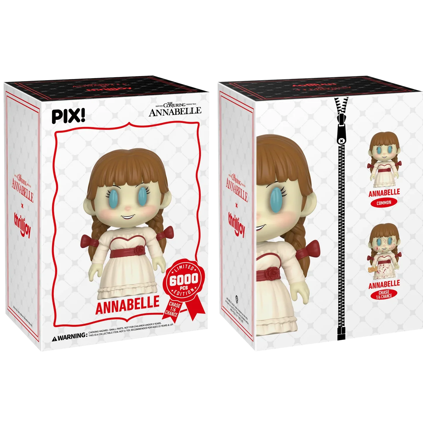 [Thrilljoy] The Conjuring - Annabelle LE6000 PIX Vinyl Figure (1 in 6 Chance at Chase)