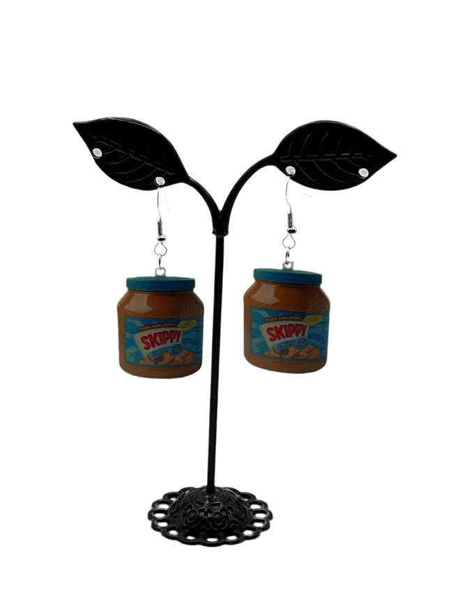 Peanut butter earrings Hover Image