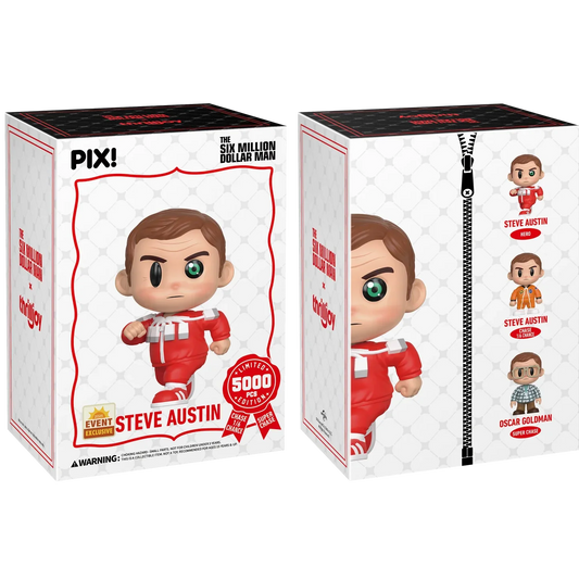[Thrilljoy] [EXCLUSIVE] The Six Million Dollar Man - Steve Austin LE5000 PIX Vinyl Figure (1 in 6 Chance at Chase)