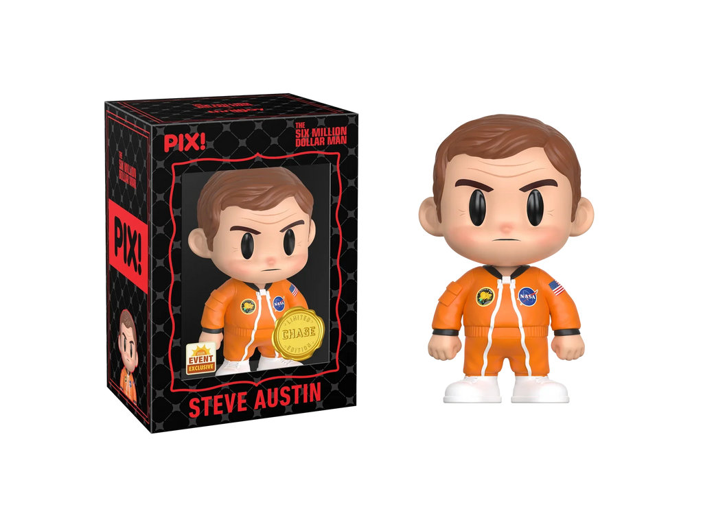 [Thrilljoy] [EXCLUSIVE] The Six Million Dollar Man - Steve Austin LE5000 PIX Vinyl Figure (1 in 6 Chance at Chase)