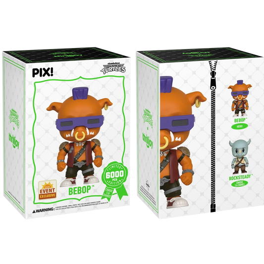 [Thrilljoy] [EXCLUSIVE] TMNT Teenage Mutant Ninja Turtles - Bebop LE6000 PIX Vinyl Figure (1 in 6 Chance at Chase)