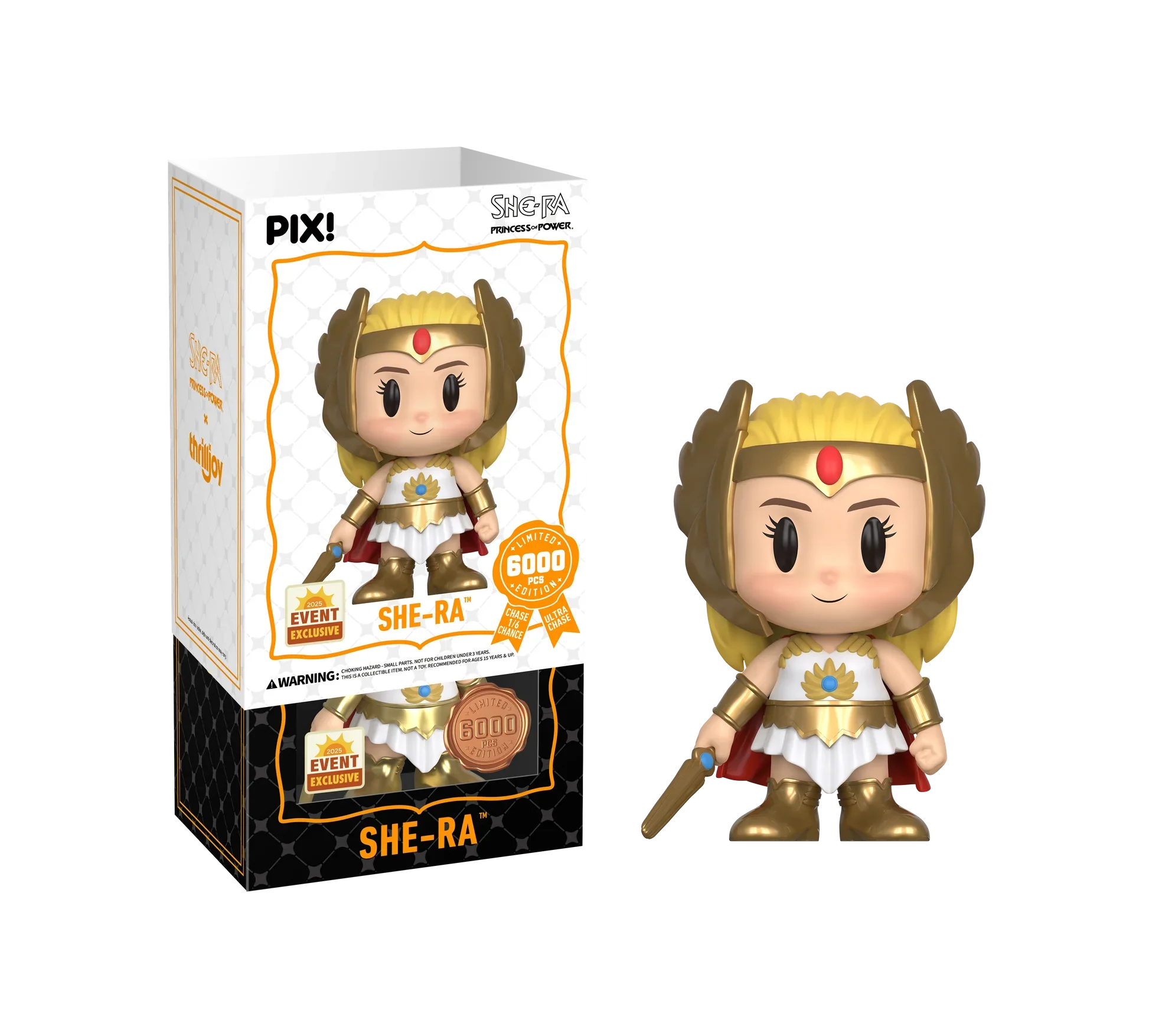 [Thrilljoy] [EXCLUSIVE] She-Ra and the Princess of Power - She-Ra LE6000 PIX Vinyl Figure (1 in 6 Chance at Chase)