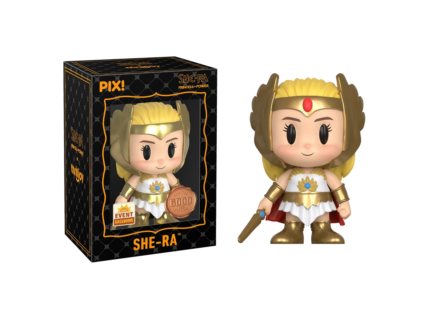 [Thrilljoy] [EXCLUSIVE] She-Ra and the Princess of Power - She-Ra LE6000 PIX Vinyl Figure (1 in 6 Chance at Chase)