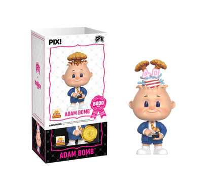 [Thrilljoy] GPK Garbage Pail Kids - Adam Bomb LE6000 PIX Vinyl Figure (1 in 6 Chance at Chase)