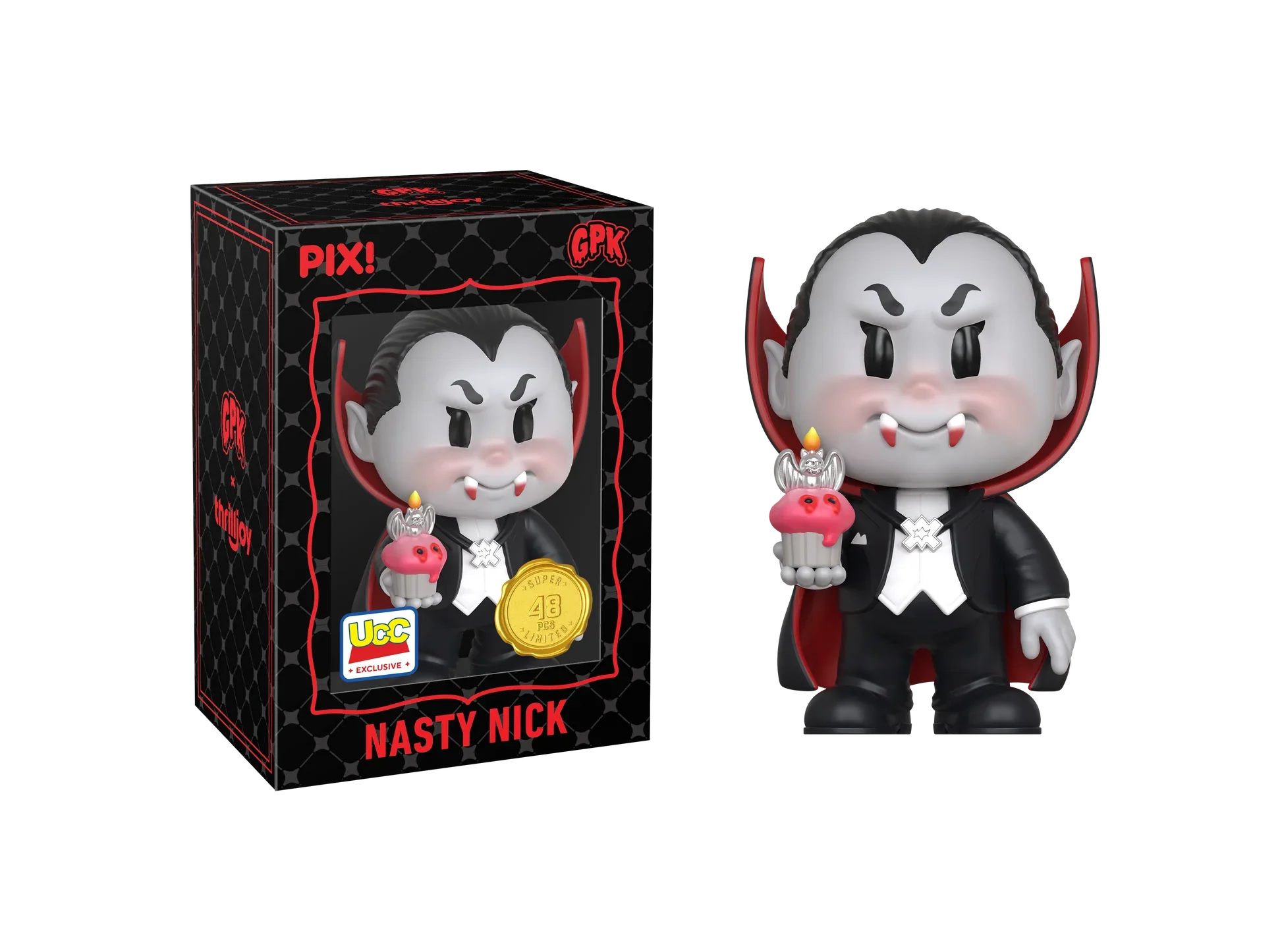 [Thrilljoy] [EXCLUSIVE] Garbage Pail Kids - Nasty Nick LE7777 PIX Vinyl Figure (1 in 6 Chance at Chase)