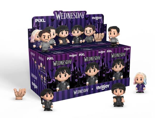 [Thrilljoy] Wednesday PIXL Blind Box Vinyl (1 in 108 chance of receiving a secret figure!) Main image