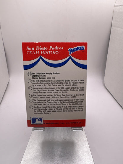 Fleer San Diego Padres Baseball Stickers