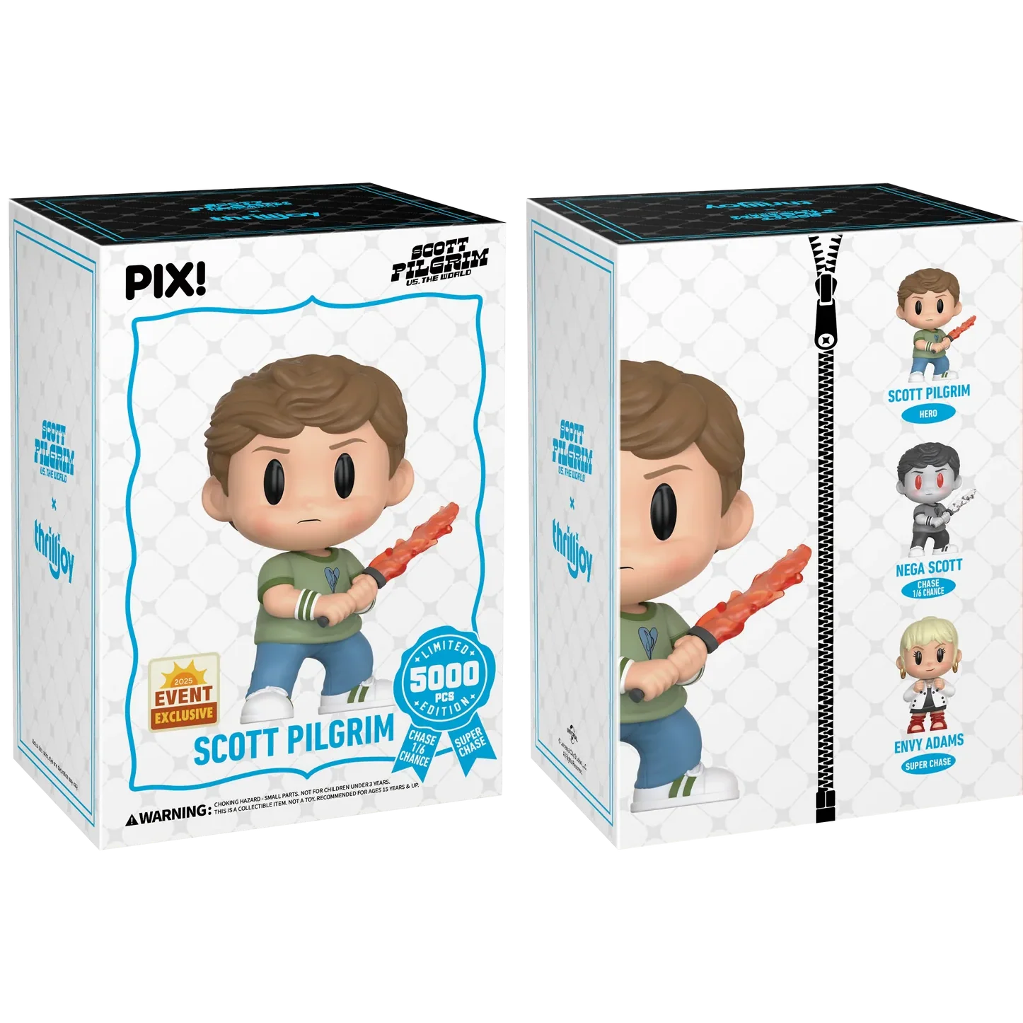 [Thrilljoy] [EXCLUSIVE] Scott Pilgrim vs The World - Scott Pilgrim LE5000 PIX Vinyl Figure (1 in 6 Chance at Chase) Main image