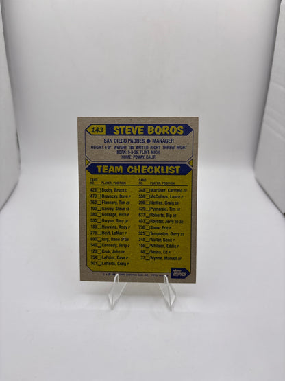 Topps Steve Boros