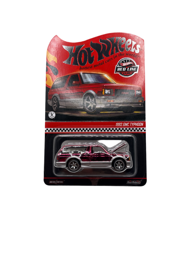 Hot Wheels 1992 GMC Typhoon Diecast Red Hover Image