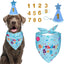 Dog Birthday Party Supplies – Premium Bandana & Hat Set for Dogs