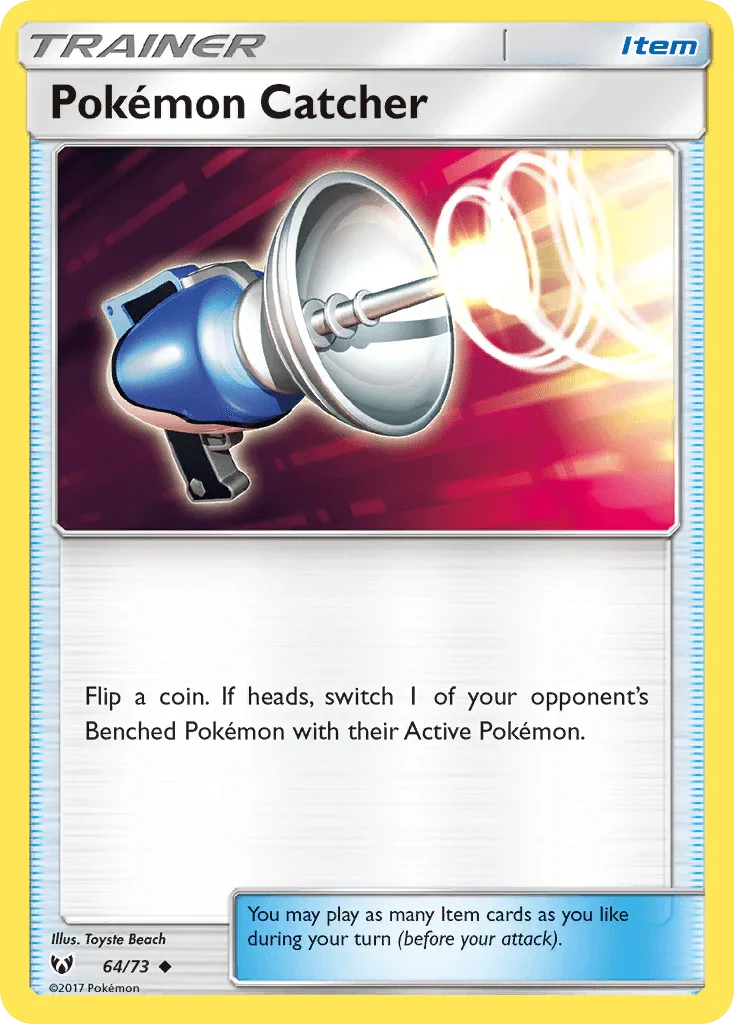 Pokemon Catcher (64/73) [Sun & Moon: Shining Legends] Main image