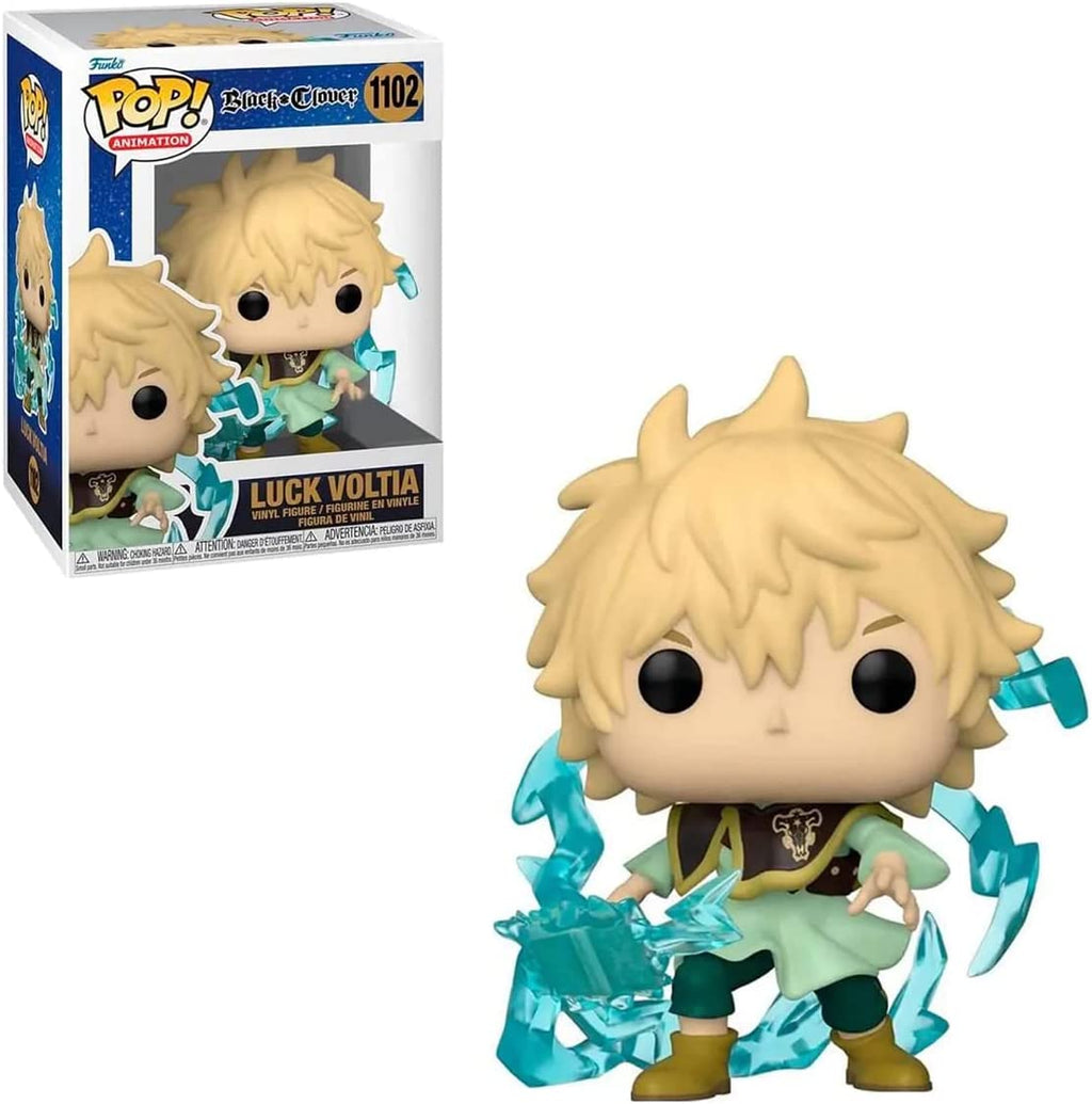 Funko Pop 1102 Black Clover Luck Voltia AAA Anime Exclusive Figure - Collectors World Toys