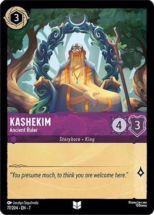 Kashekim - Ancient Ruler (77/204) - Archazias Island Cold Foil