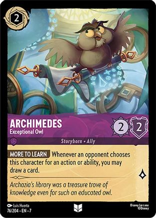 Archimedes - Exceptional Owl (76/204) - Archazias Island Main image