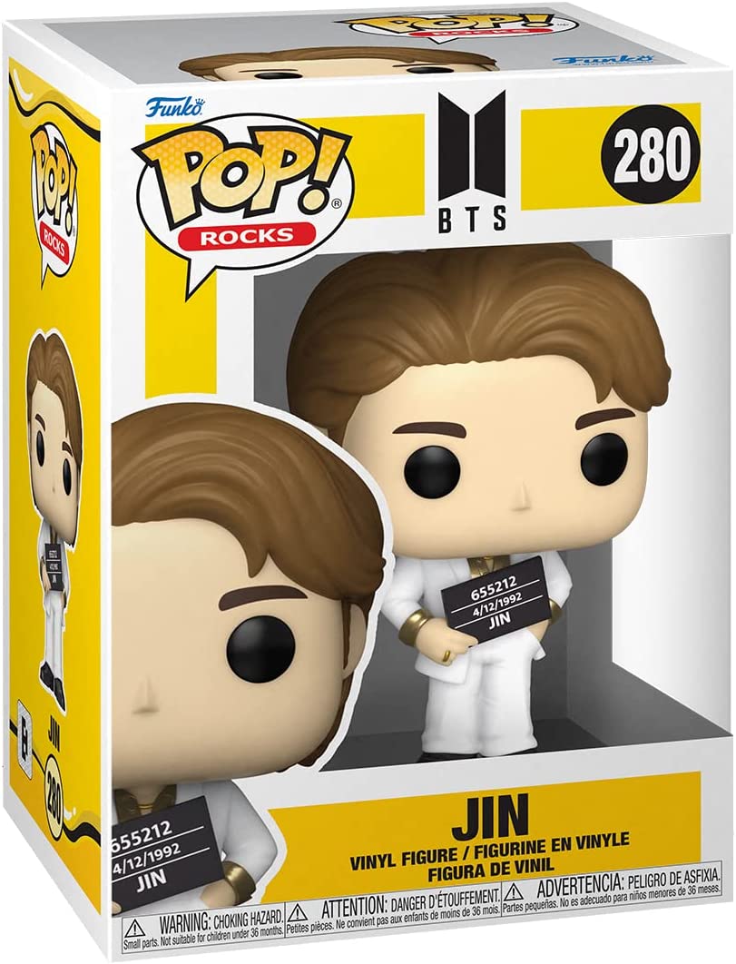 Funko Pop! 280 Rocks: BTS - Jin Figure - Collectors World Toys